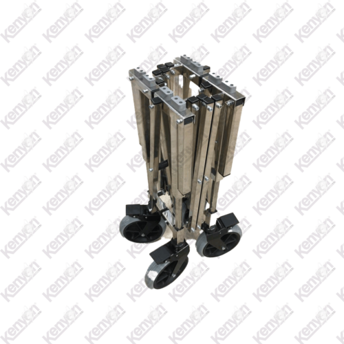 Folding Stainless Steel Coffin Trolley | Coffin Handling | Mortuary Equipment | Funeral House Supplies | WJ Kenyon